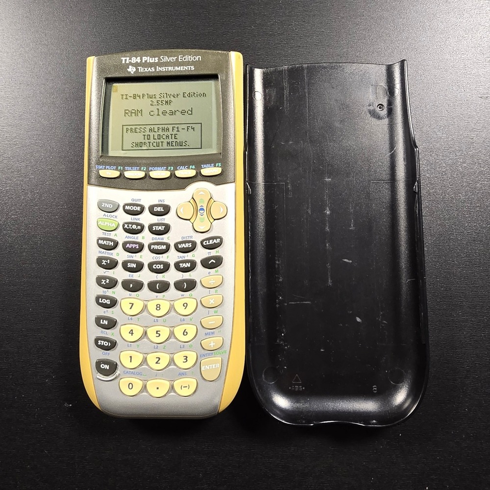 Texas Instruments TI-84 Plus Silver Edition Graphing Calculator‎ Tested Working